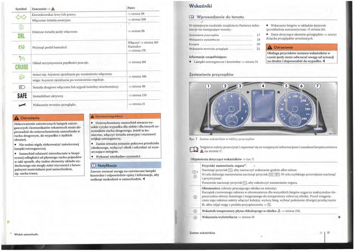 instrukcja obsługi  VW Tiguan I 1 instrukcja / page 10