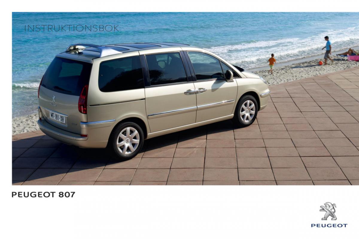 Peugeot 807 instruktionsbok / page 1