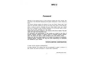 Toyota-MR2-Spyder-MR-S-roadster-owners-manual page 1 min