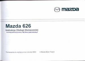 Mazda-626-V-instrukcja-obslugi page 1 min