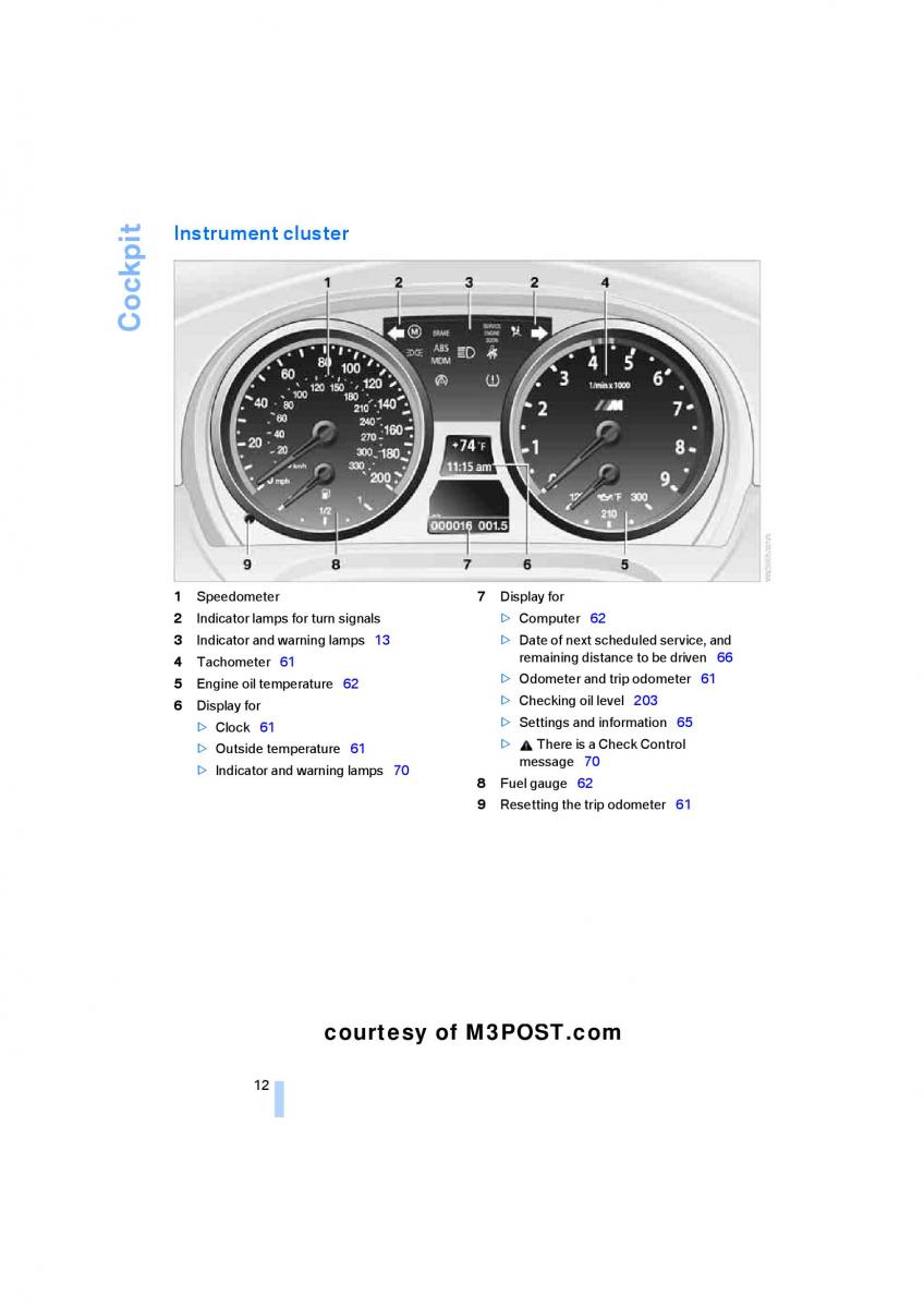 manual  M Power M3 owners manual / page 14