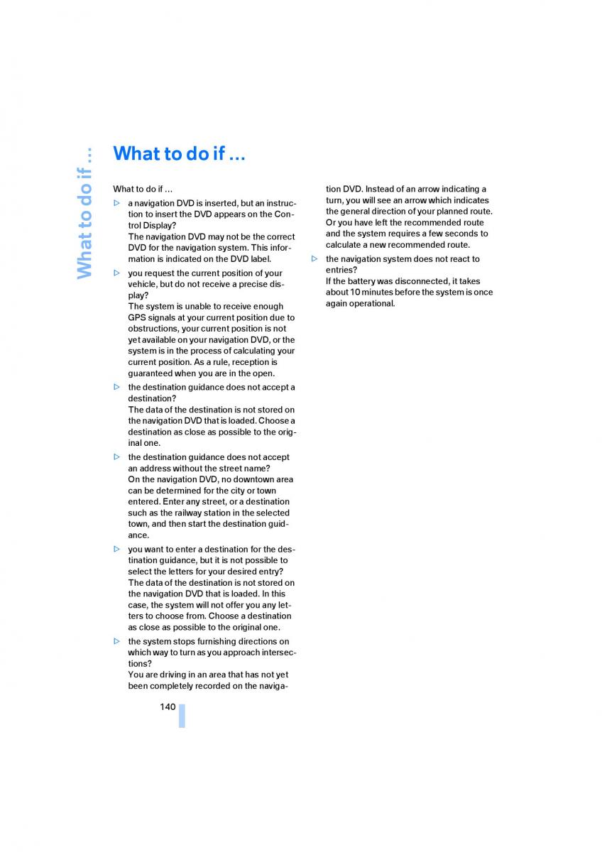 M Power M3 owners manual / page 142