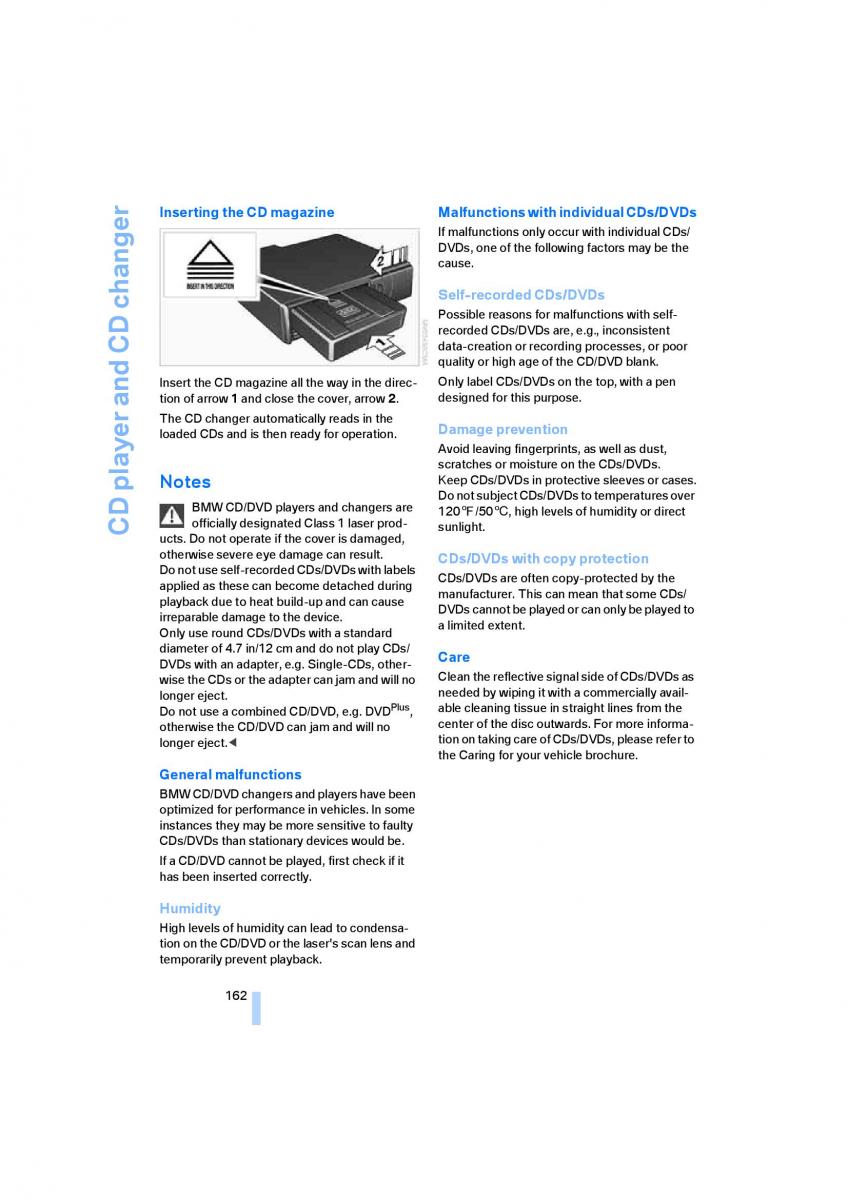 M Power M3 owners manual / page 164