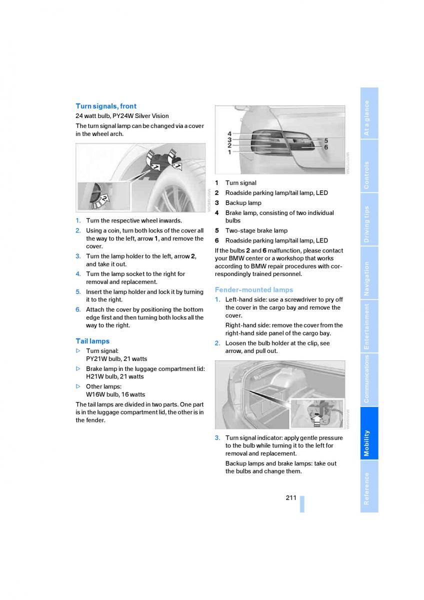 M Power M3 owners manual / page 213