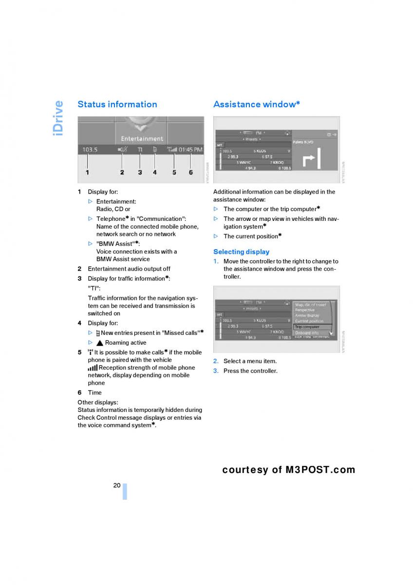 M Power M3 owners manual / page 22