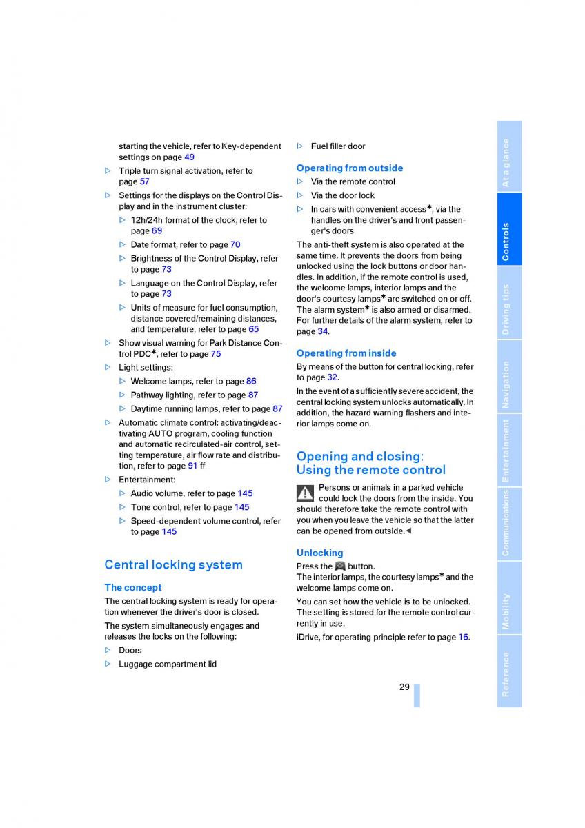 M Power M3 owners manual / page 31