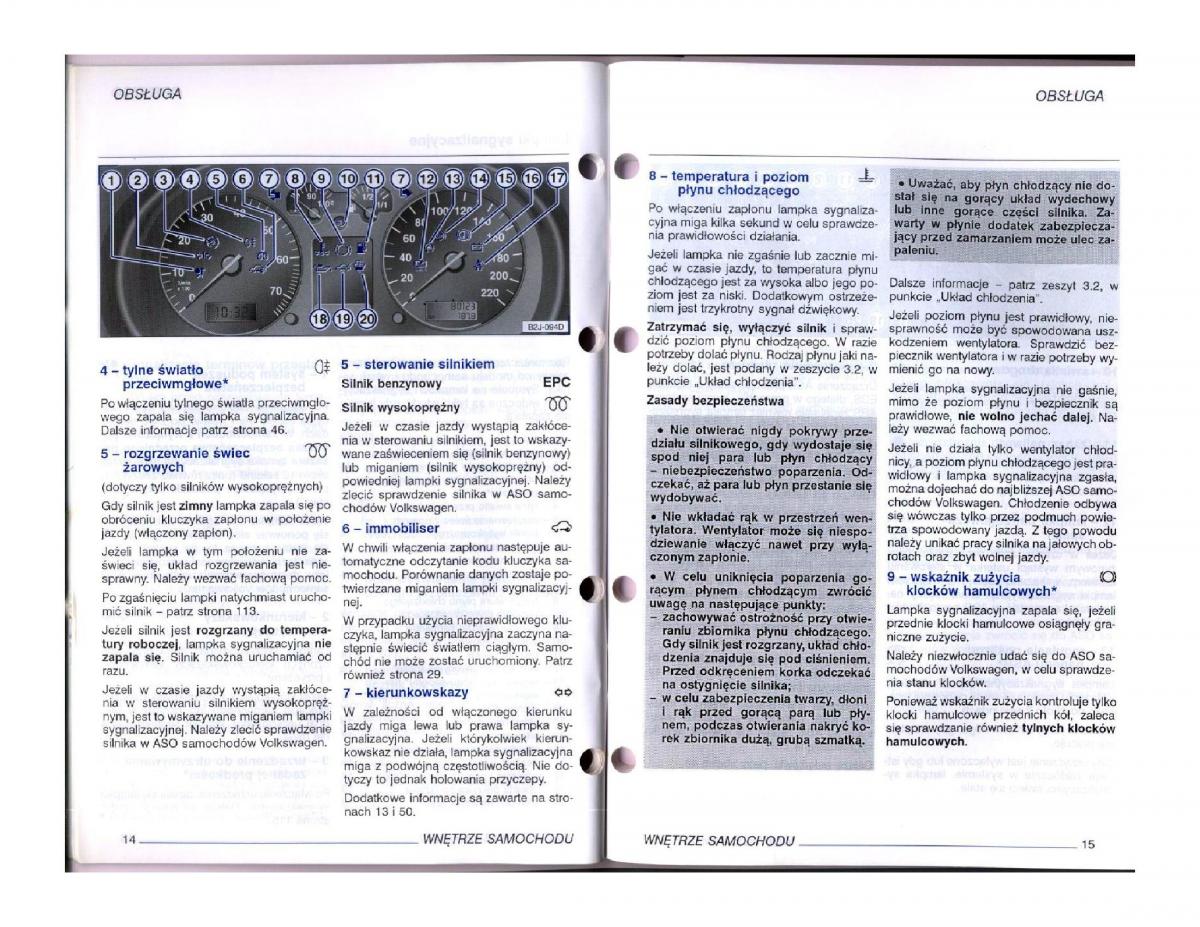 VW Passat B5 instrukcja obslugi / page 25