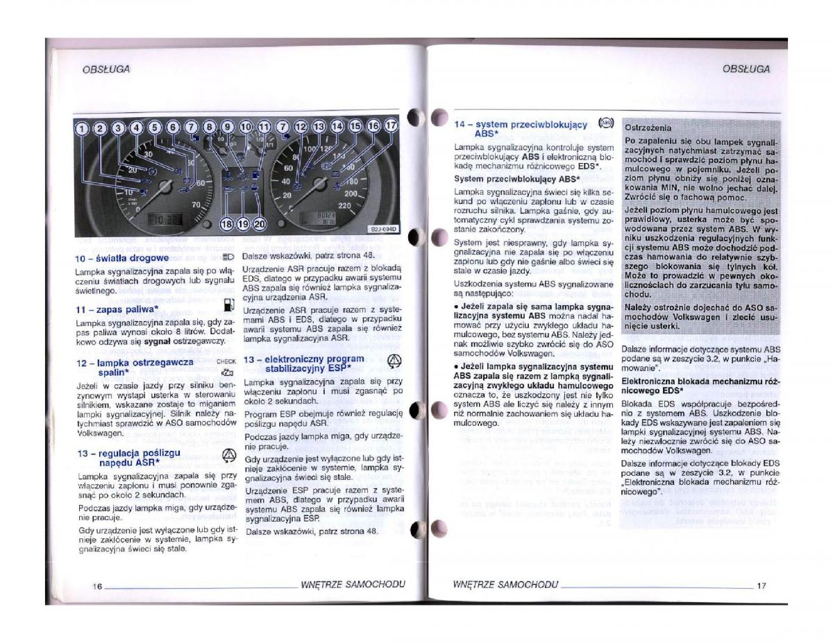 VW Passat B5 instrukcja obslugi / page 26