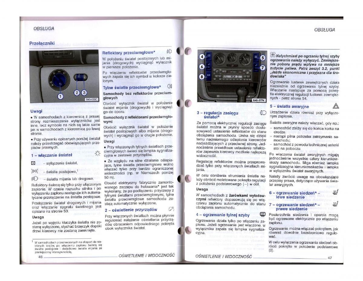 VW Passat B5 instrukcja obslugi / page 41