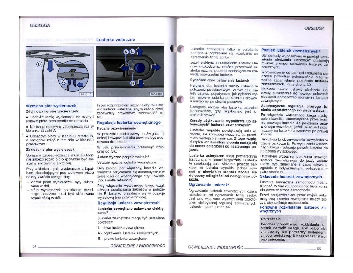 VW Passat B5 instrukcja obslugi / page 44