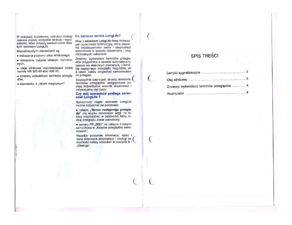 VW Passat B5 instrukcja obslugi / page 128