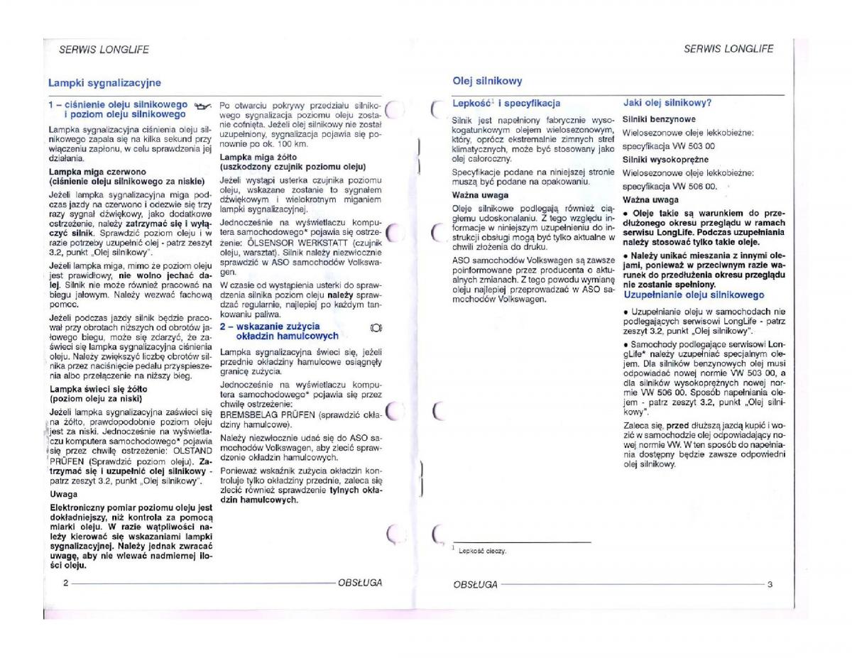 VW Passat B5 instrukcja obslugi / page 129