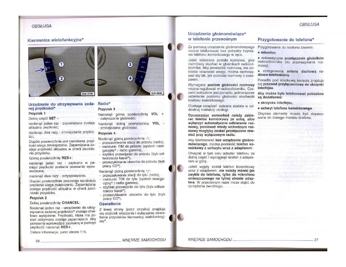 VW Passat B5 instrukcja obslugi / page 31