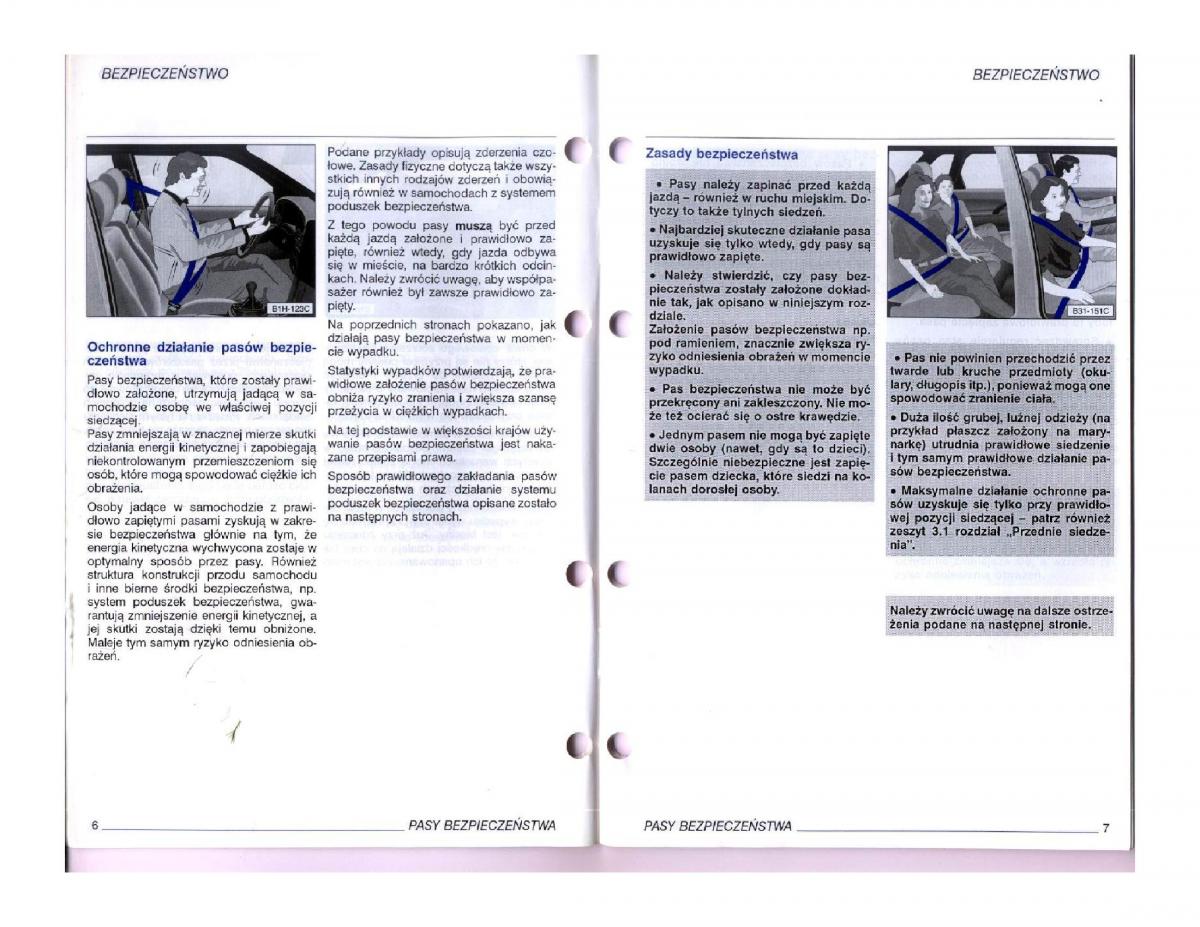 manual  instrukcja obsługi VW Passat B5 / page 4
