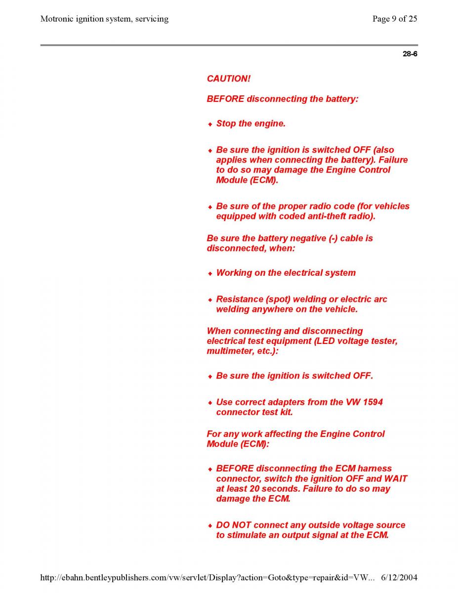 Official Factory Repair Manual / page 888