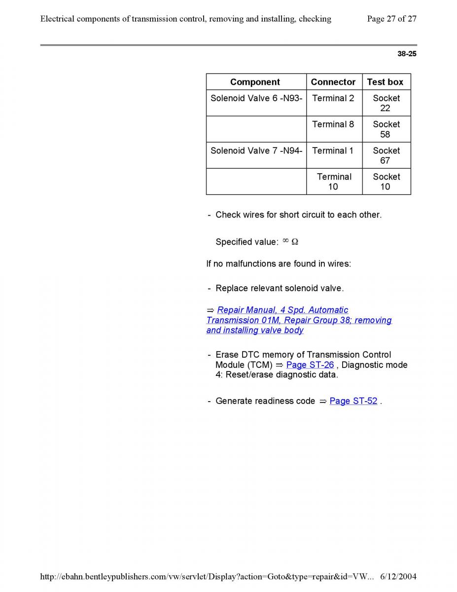 Official Factory Repair Manual / page 1505