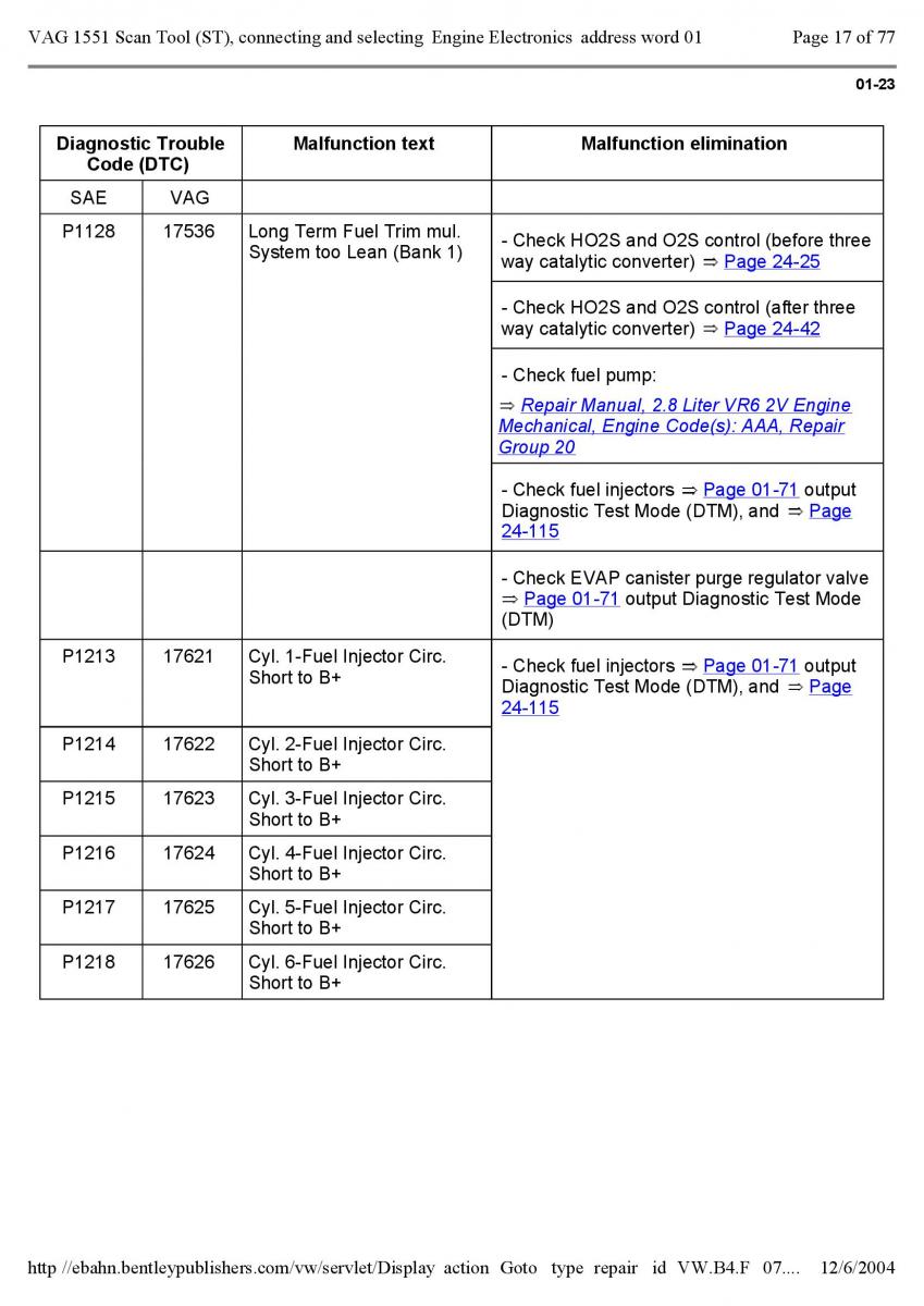 Official Factory Repair Manual / page 1762