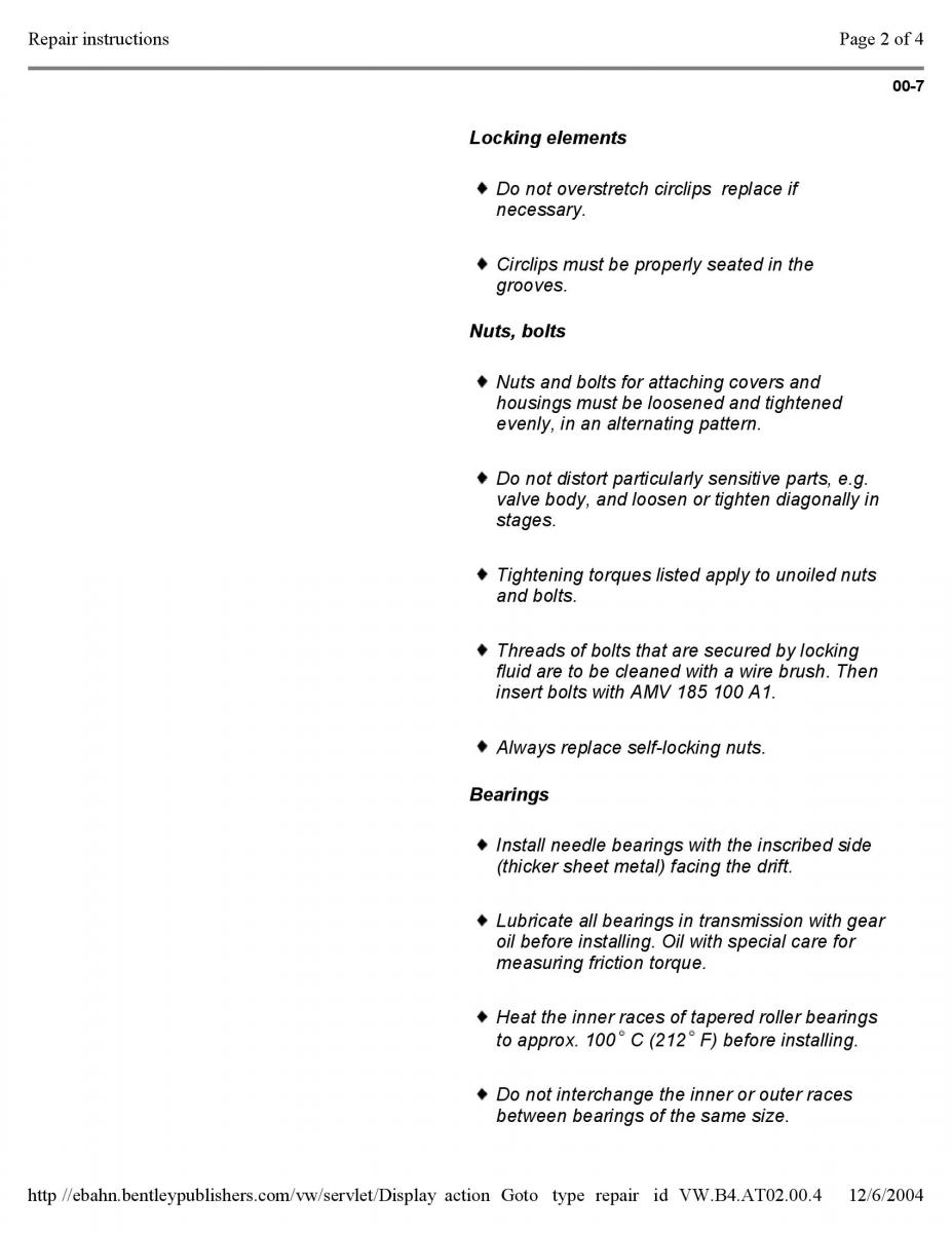Official Factory Repair Manual / page 2848