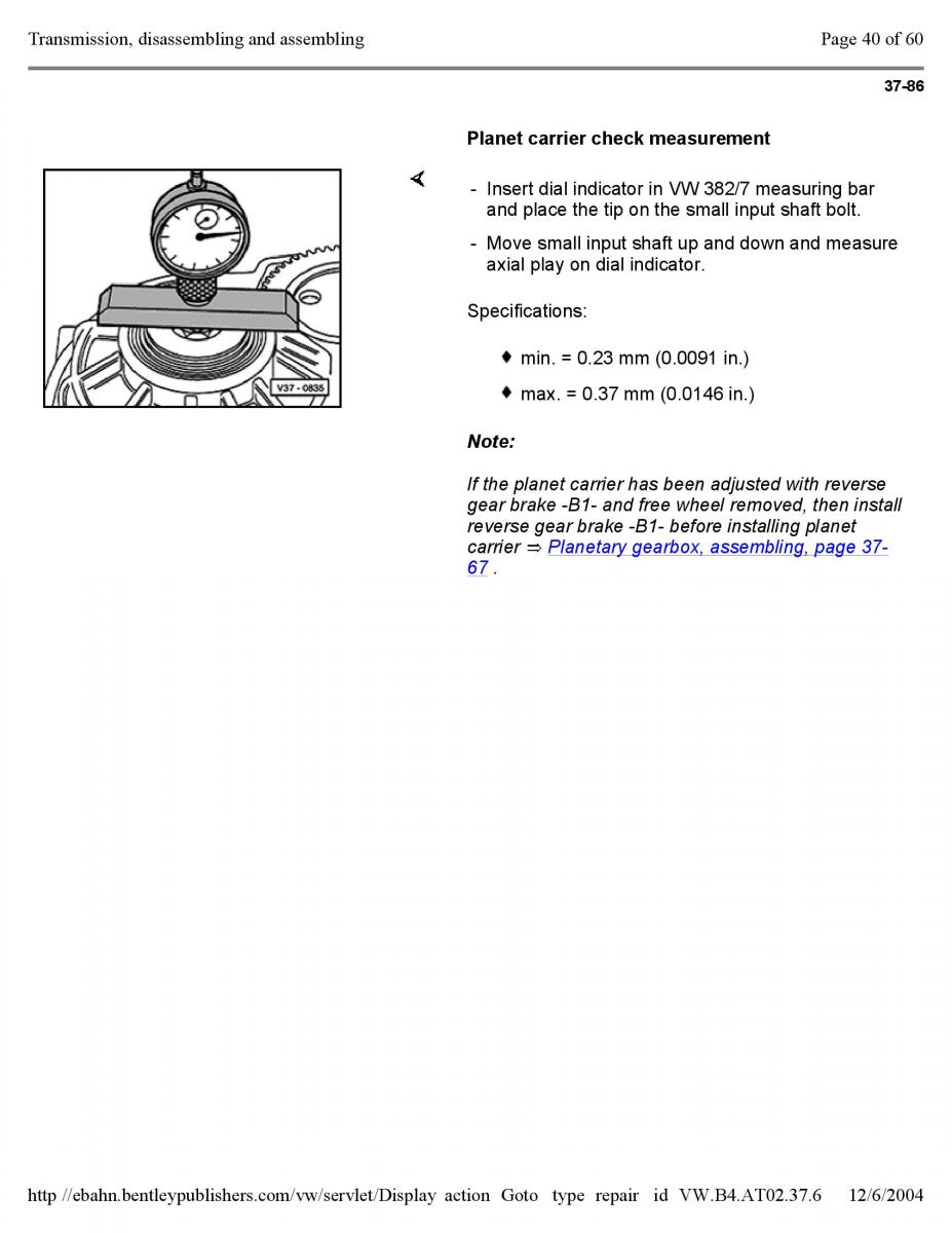 Official Factory Repair Manual / page 3035