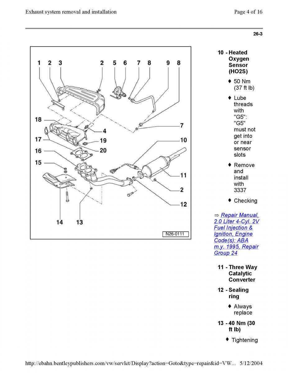 Official Factory Repair Manual / page 440