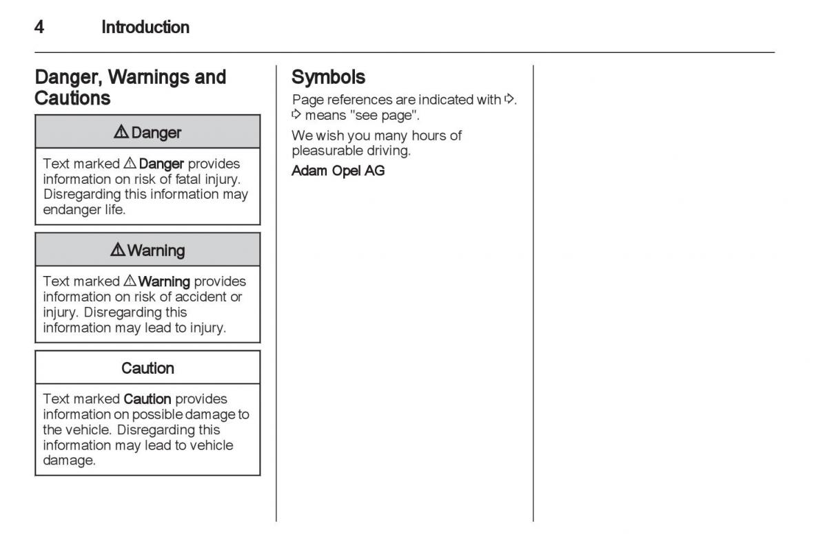 manual  Manual Opel Astra J / page 6