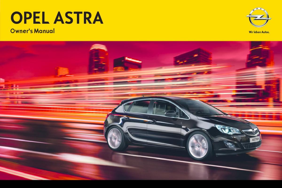 Manual Opel Astra J / page 1