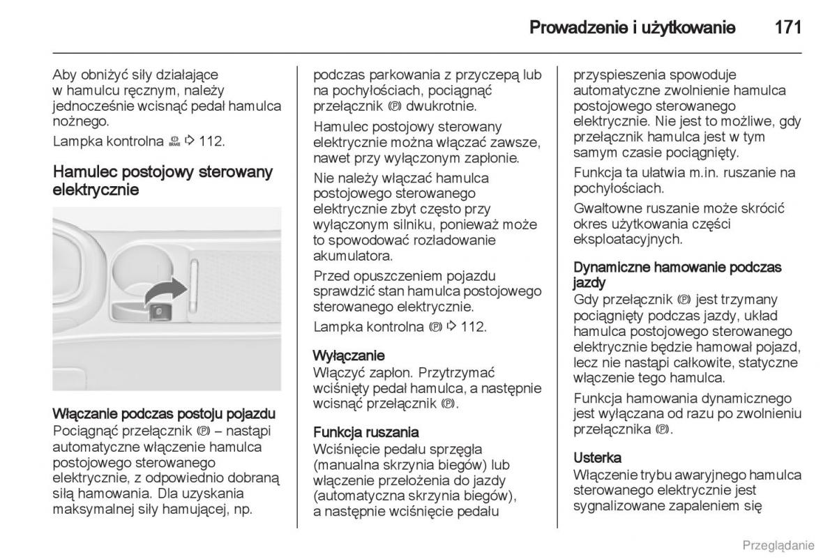 instrukcja obsługi Opel Astra Manual Opel Astra J / page 172