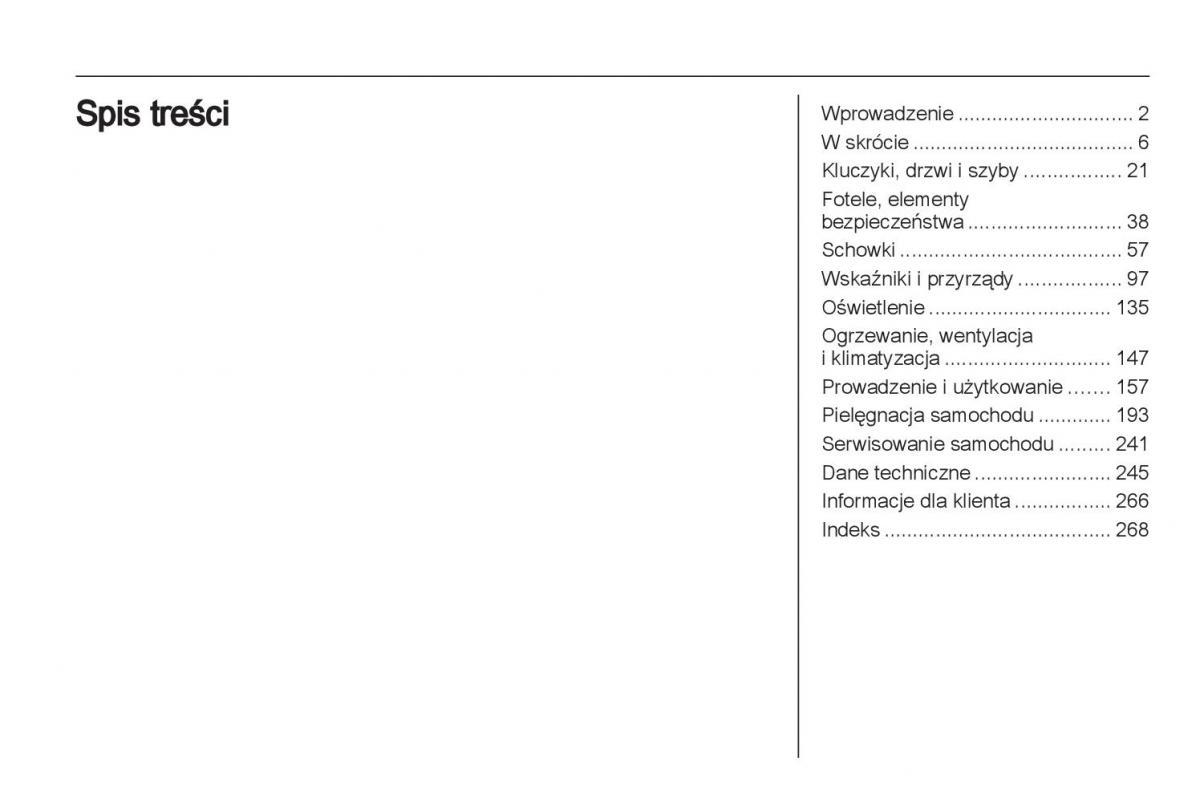 Manual Opel Astra J instrukcja obslugi / page 2