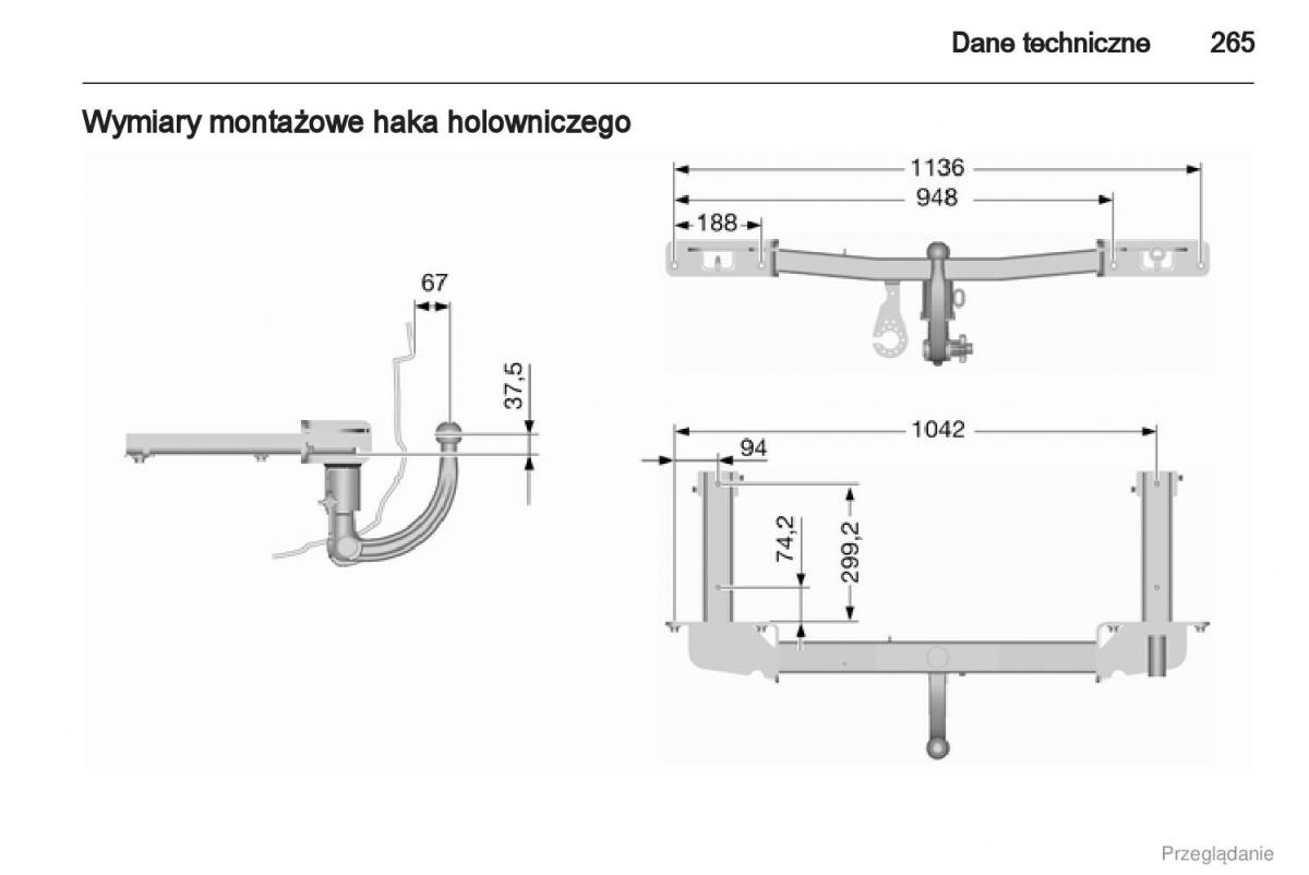 Manual Opel Astra J instrukcja obslugi / page 266