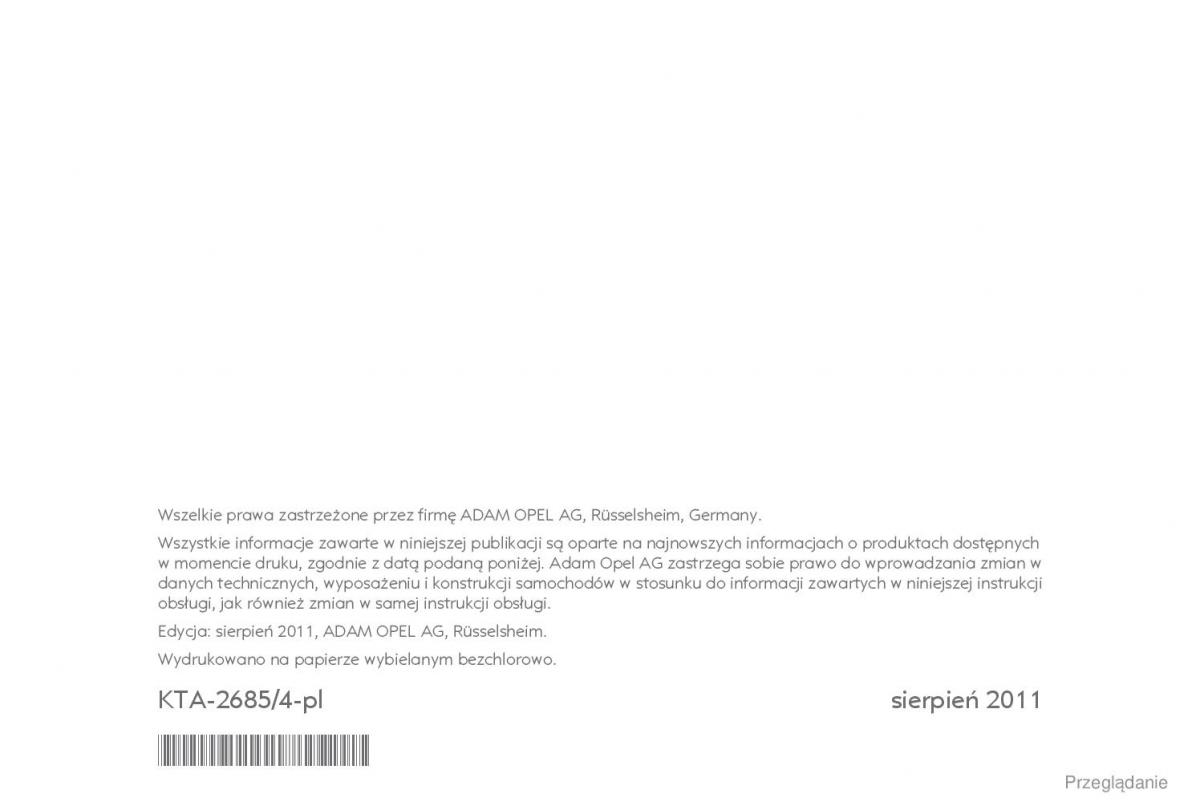 Manual Opel Astra J instrukcja obslugi / page 276