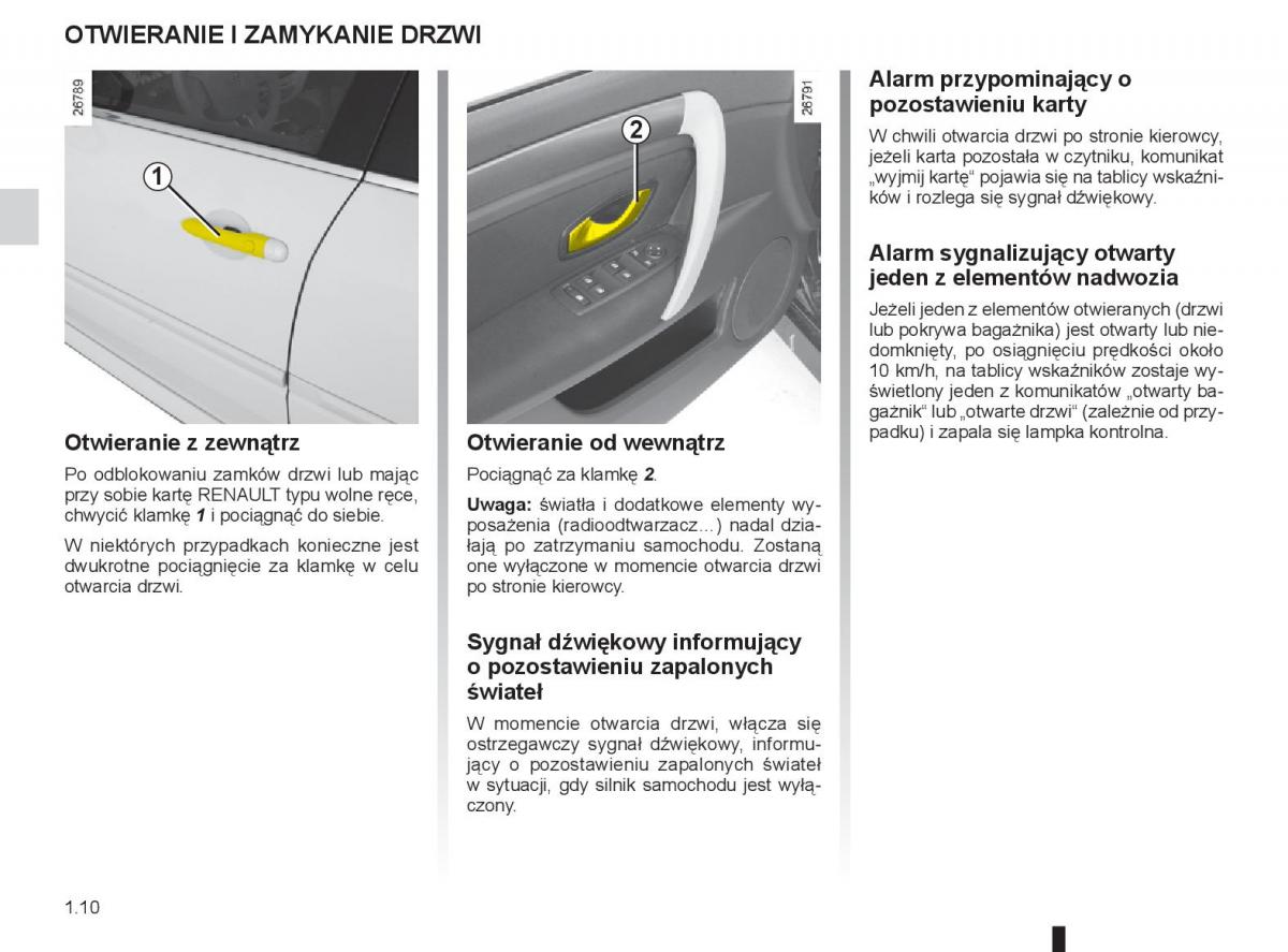 Renault Laguna 3 III instrukcja obslugi / page 16