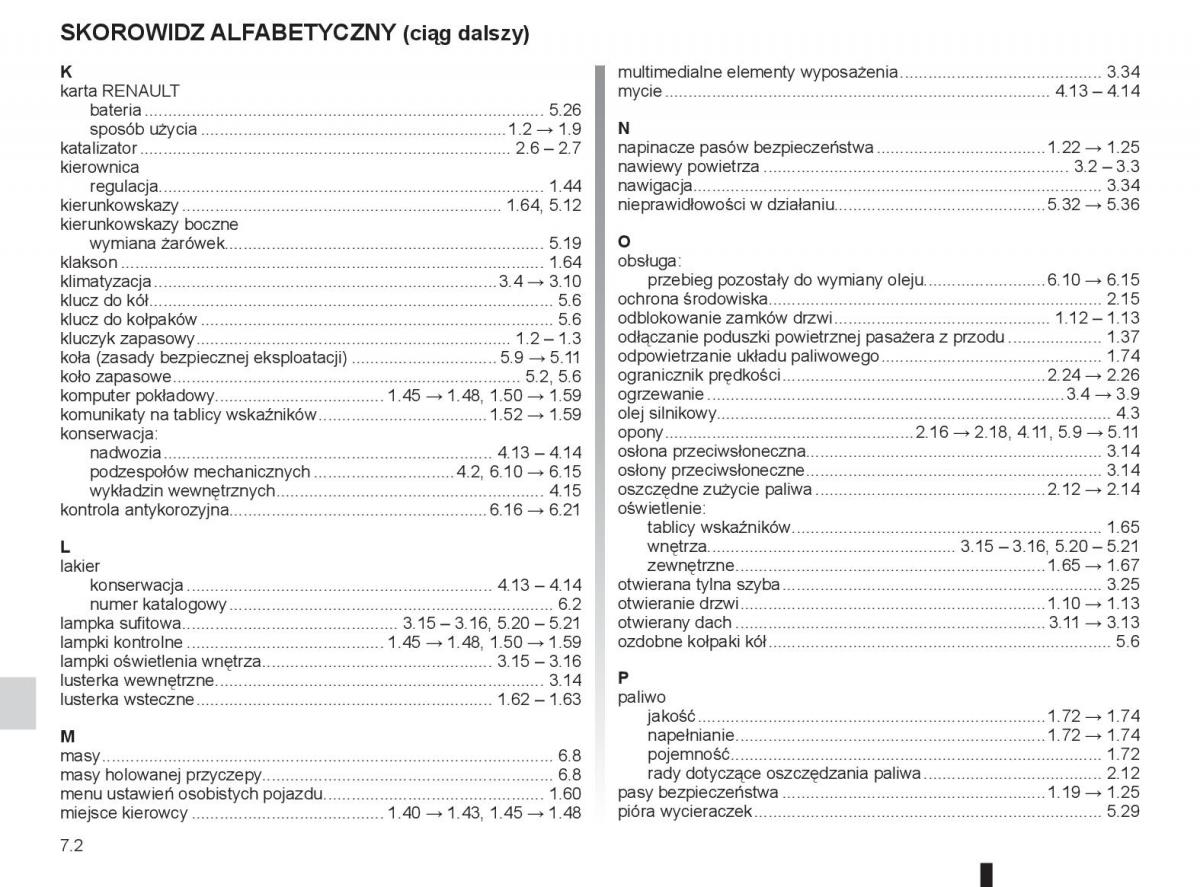 Renault Laguna 3 III instrukcja obslugi / page 226