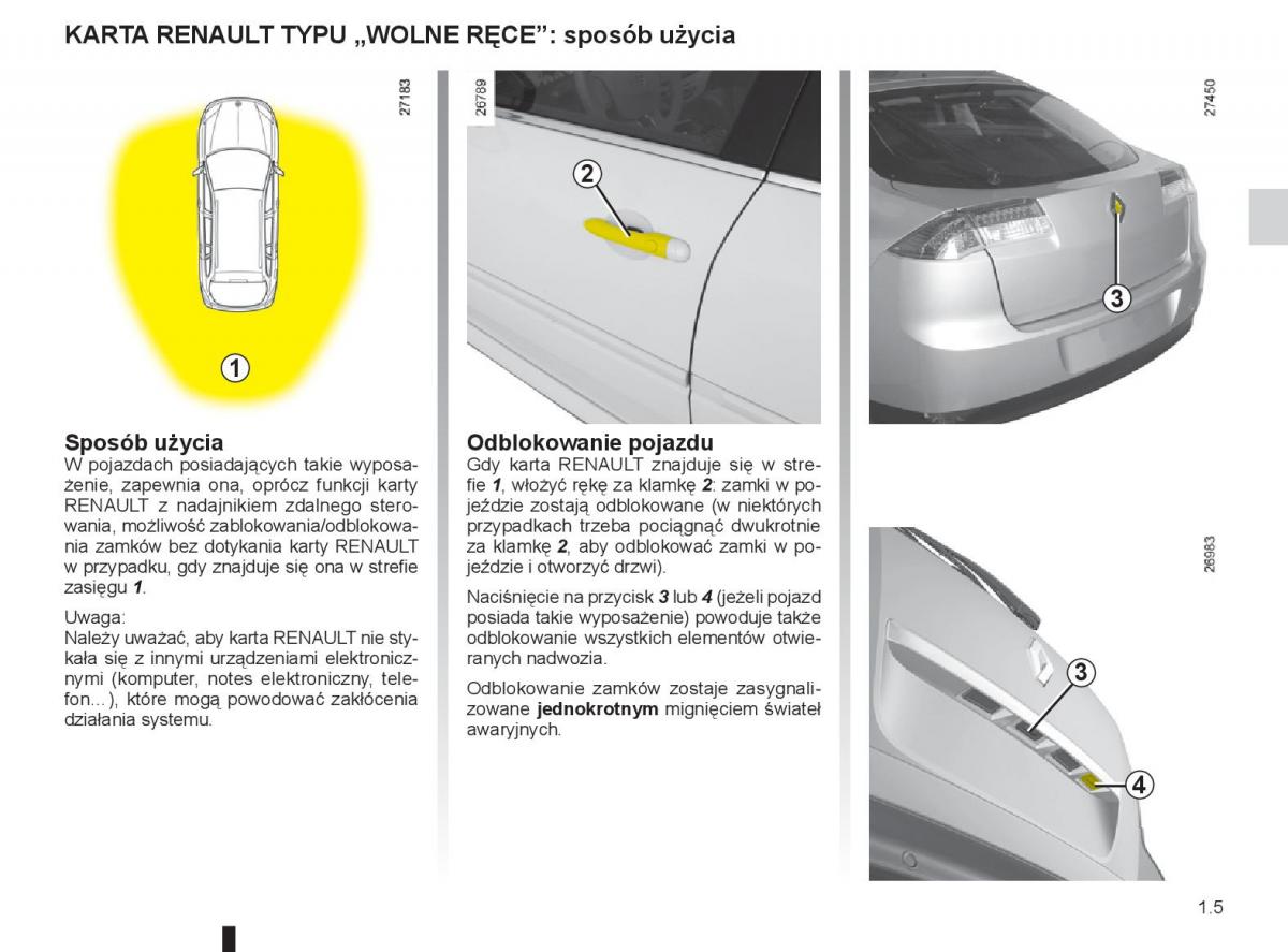 Renault Laguna 3 III instrukcja obslugi / page 11