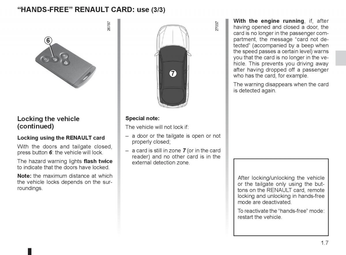 manual  Renault Laguna 3 III owners manual / page 13