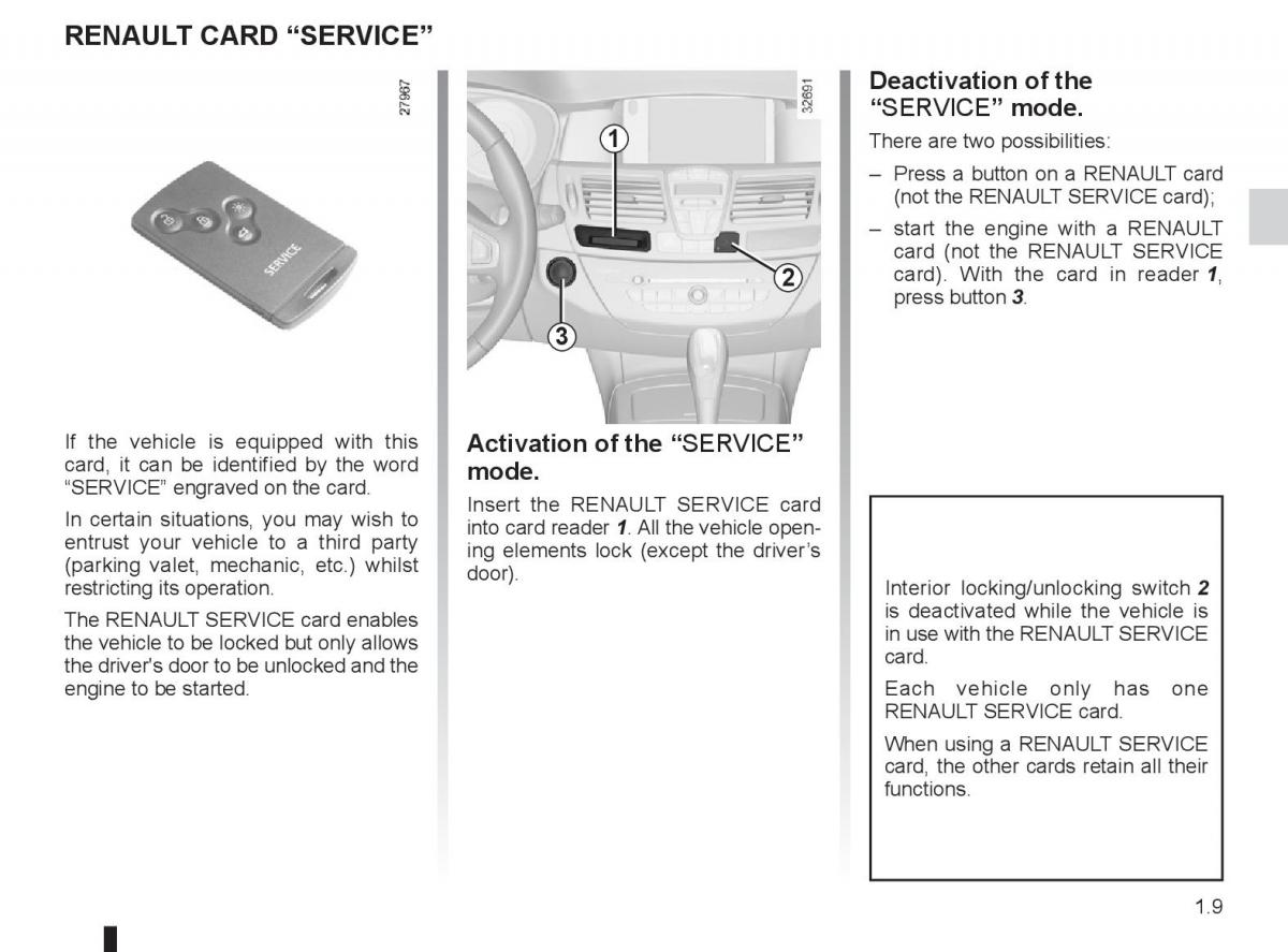 Renault Laguna 3 III owners manual / page 15