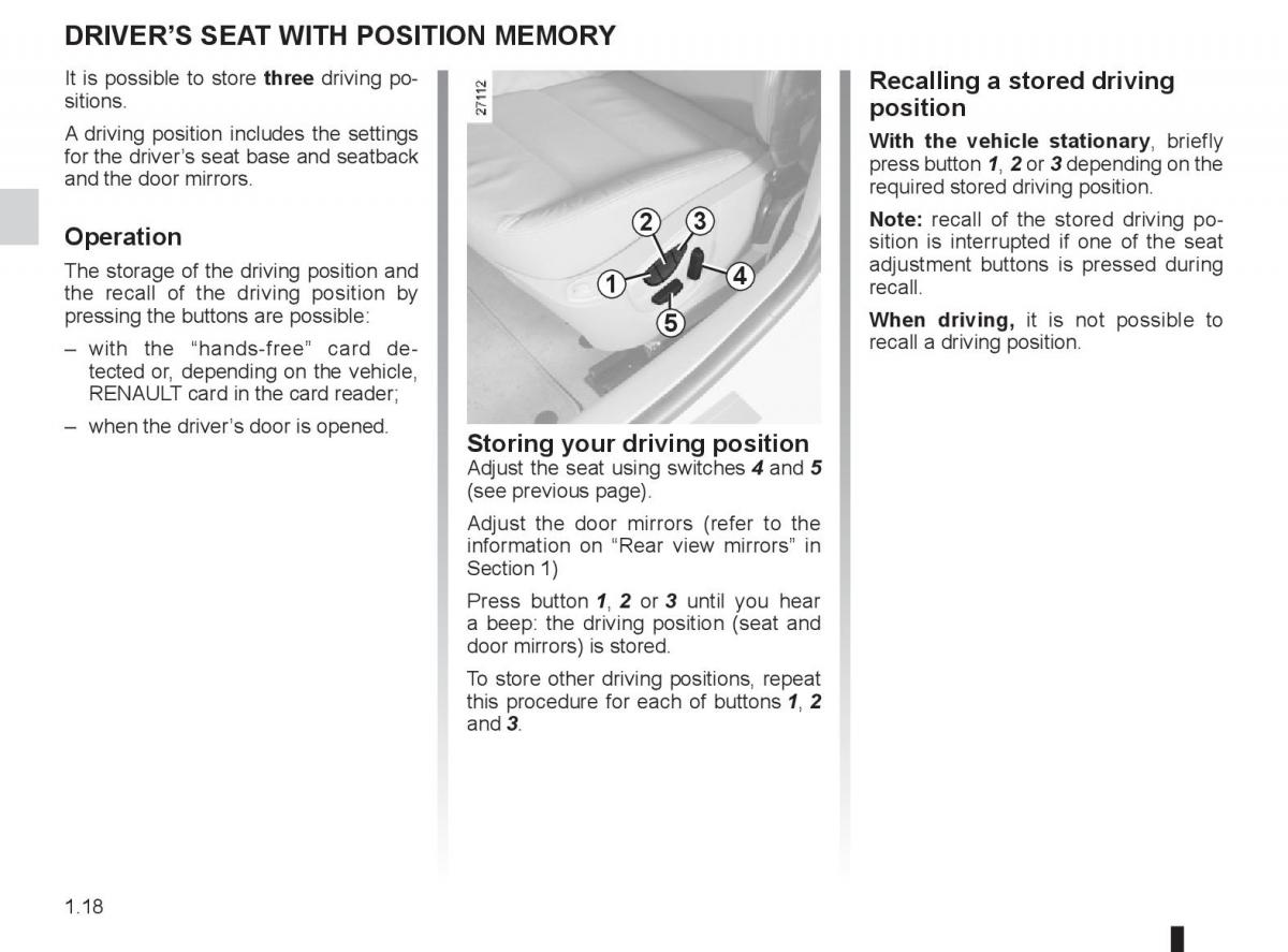 Renault Laguna 3 III owners manual / page 24