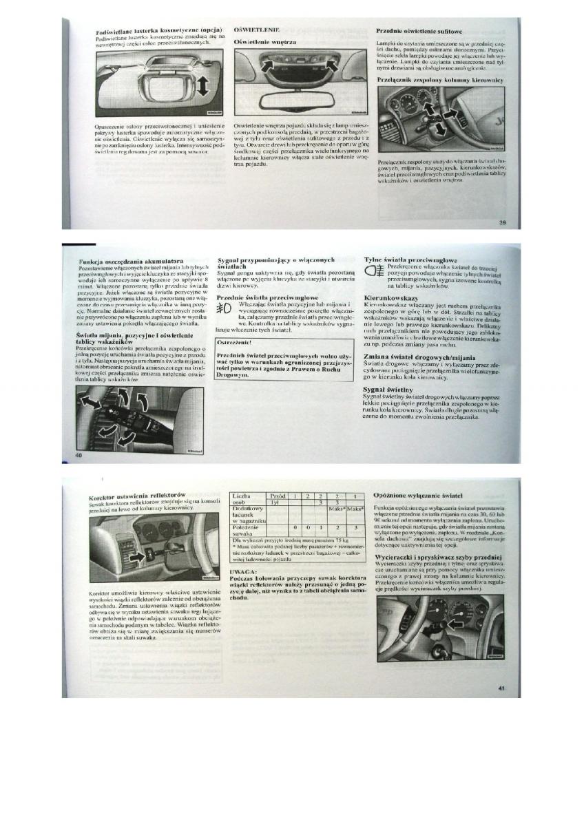 Jeep Grand Cherokee WJ instrukcja obslugi / page 13