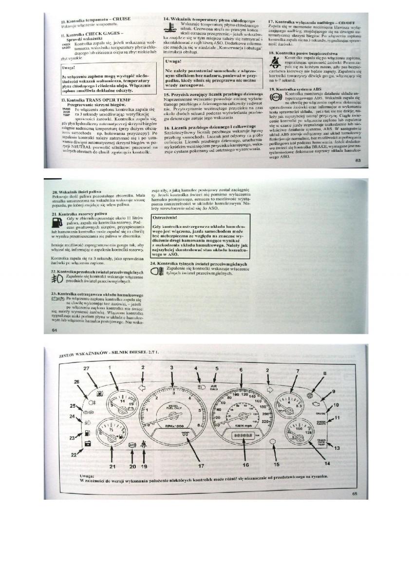 manual  Jeep Grand Cherokee WJ instrukcja / page 21