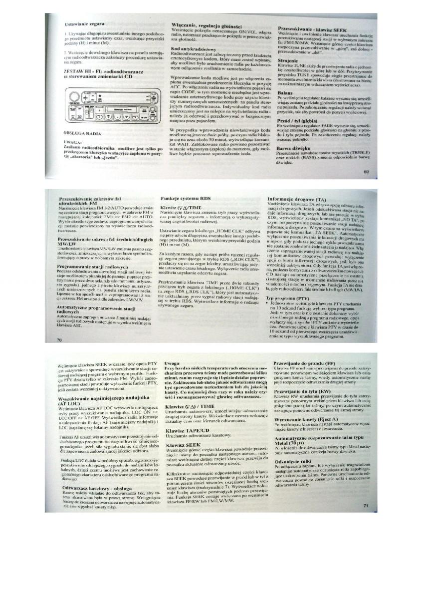 Jeep Grand Cherokee WJ instrukcja obslugi / page 23