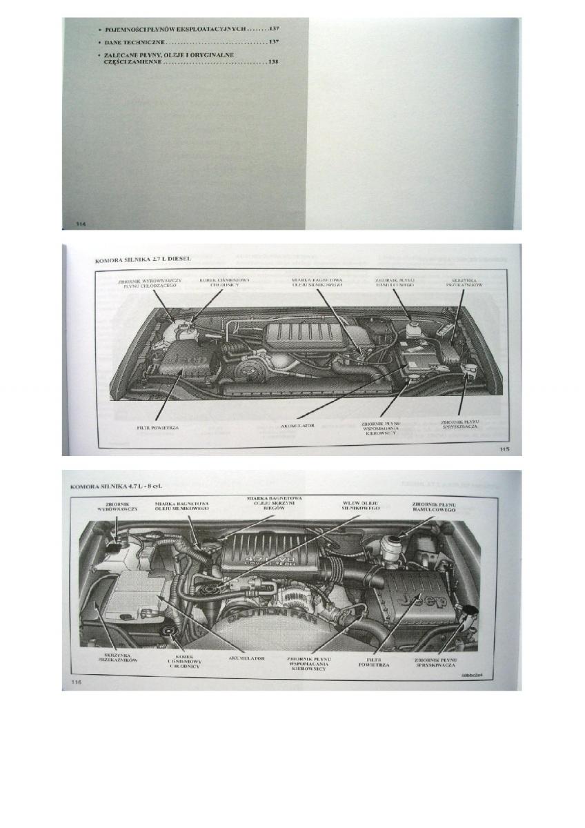 manual  Jeep Grand Cherokee WJ instrukcja / page 38