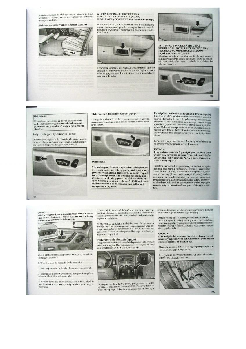manual  Jeep Grand Cherokee WJ instrukcja / page 11