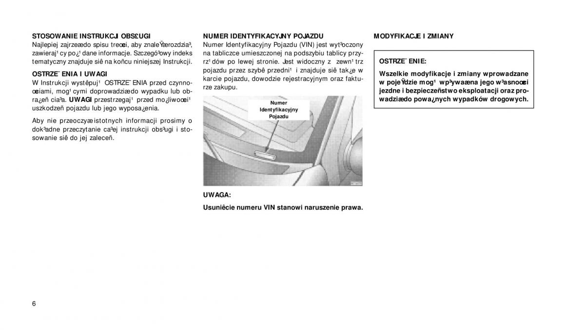 manual  Jeep Grand Cherokee WH WK instrukcja / page 7