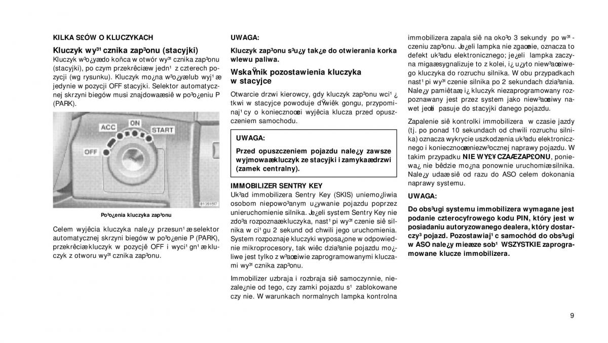 manual  Jeep Grand Cherokee WH WK instrukcja / page 10