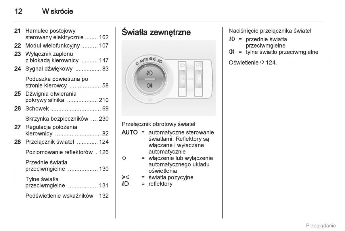 manual  Opel Insignia instrukcja / page 13