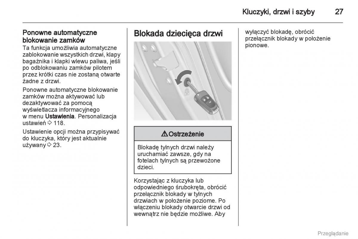 Opel Insignia instrukcja obslugi / page 28