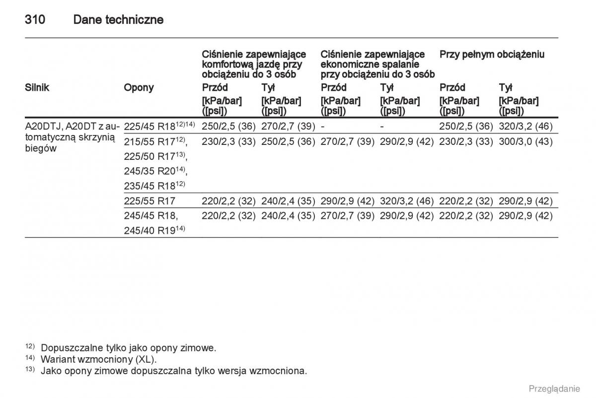 Opel Insignia instrukcja obslugi / page 311