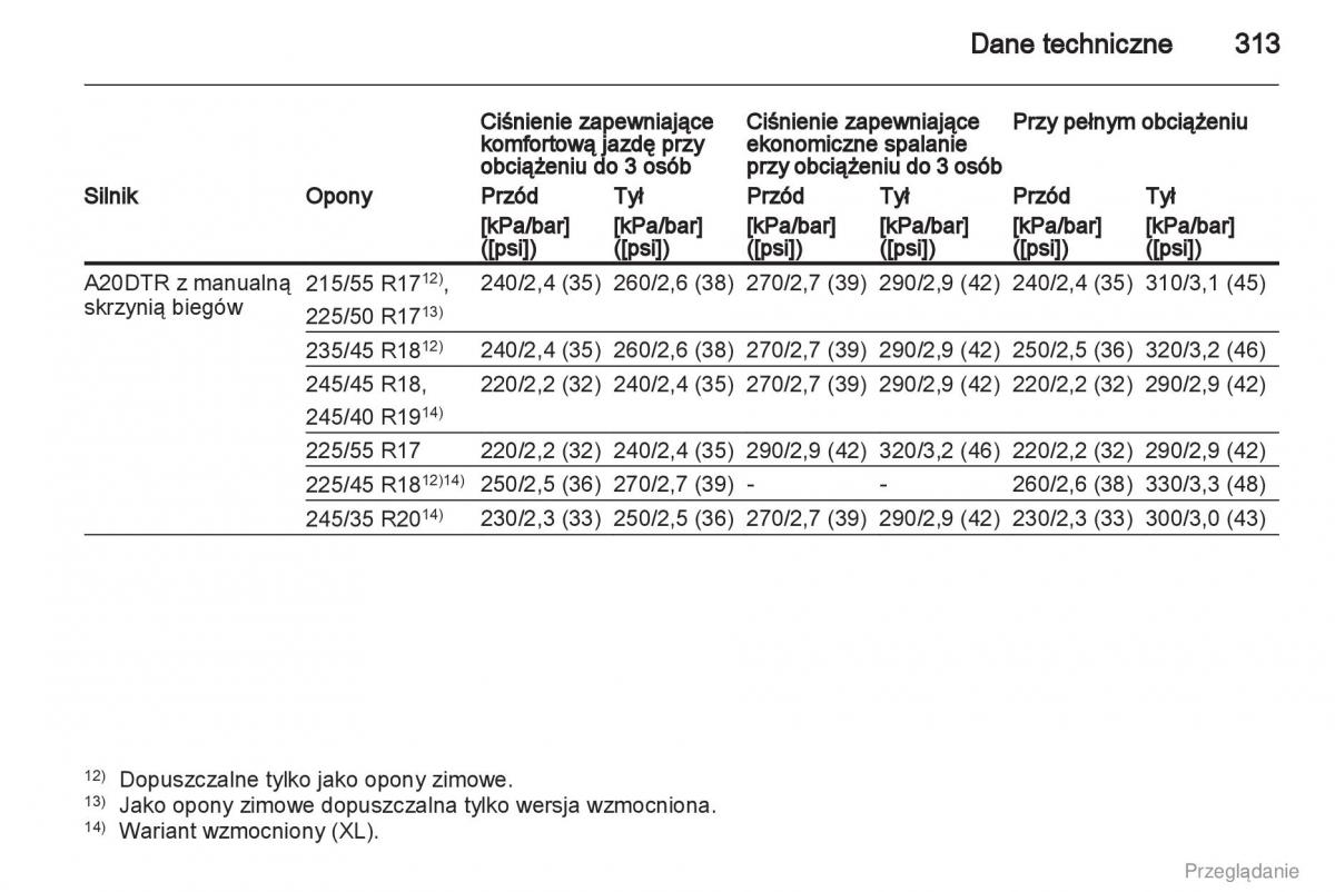 Opel Insignia instrukcja obslugi / page 314