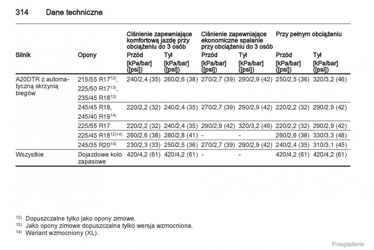 Opel Insignia instrukcja obslugi / page 315