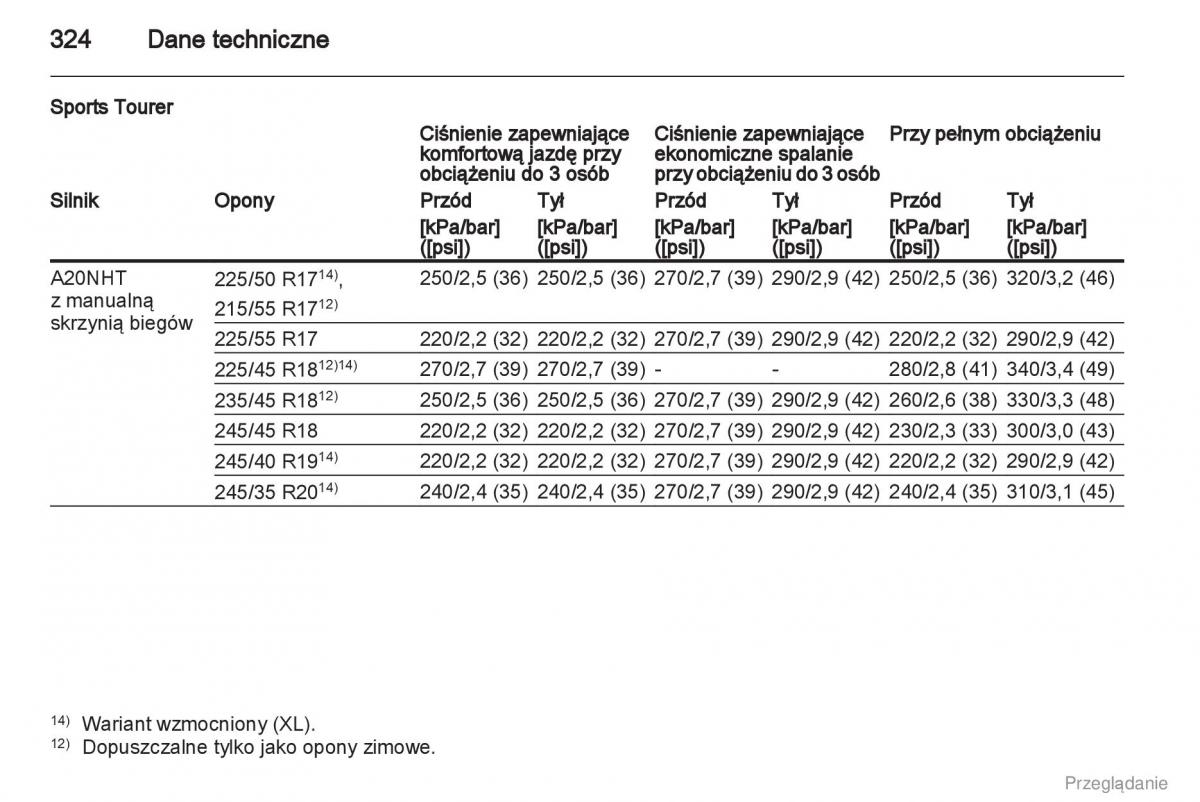 Opel Insignia instrukcja obslugi / page 325