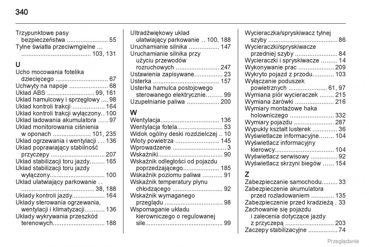 manual  Opel Insignia instrukcja / page 341